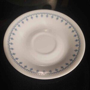 Vintage Corelle Snowflake Garland Saucer